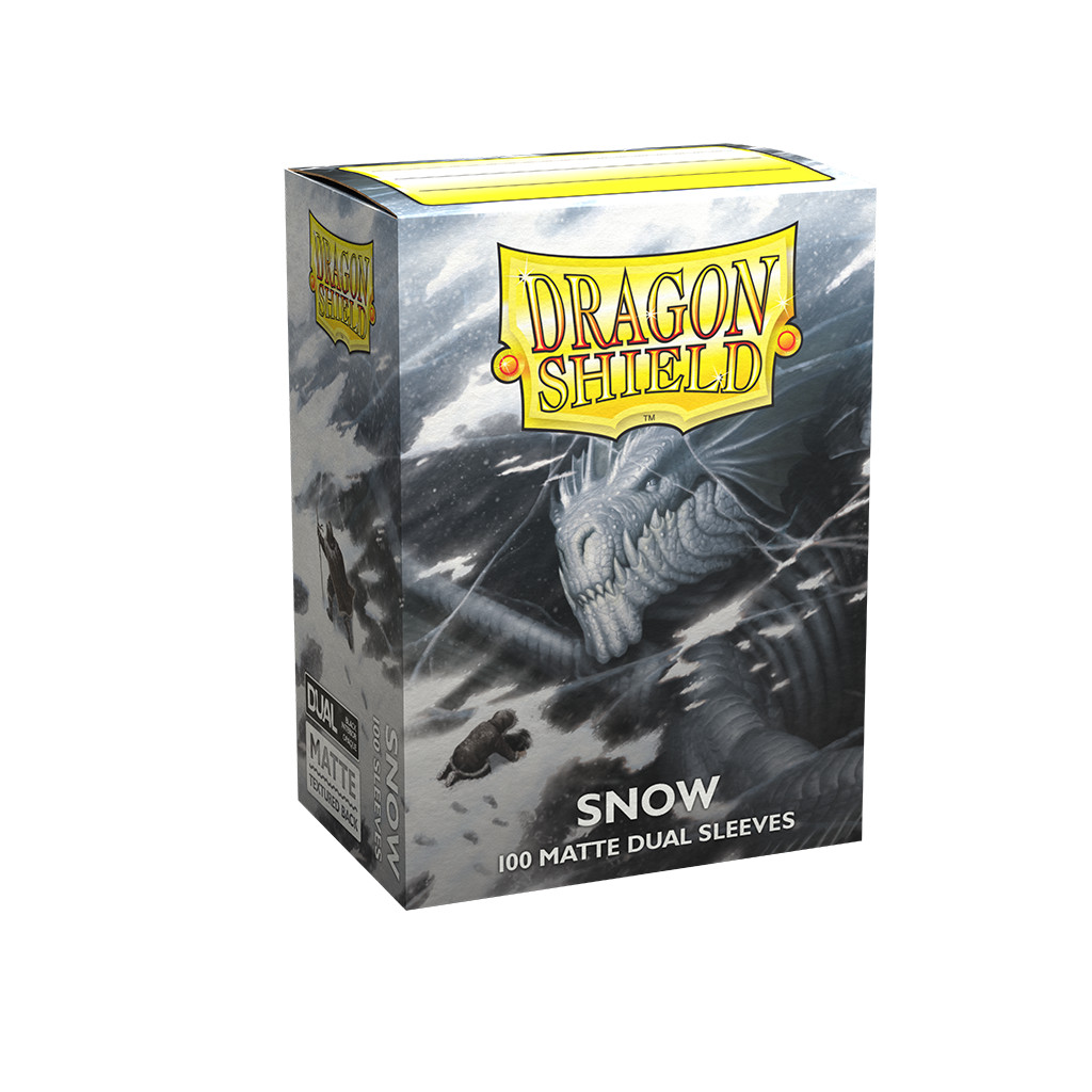 100 Dragon Shield Dual Matte - Snow Nirin