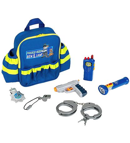 Klein Police Rucksack - 6 st. - Blau