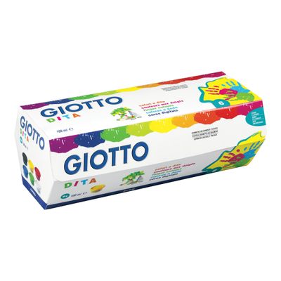 Giotto Dita - 6 pots peinture - au doigt -