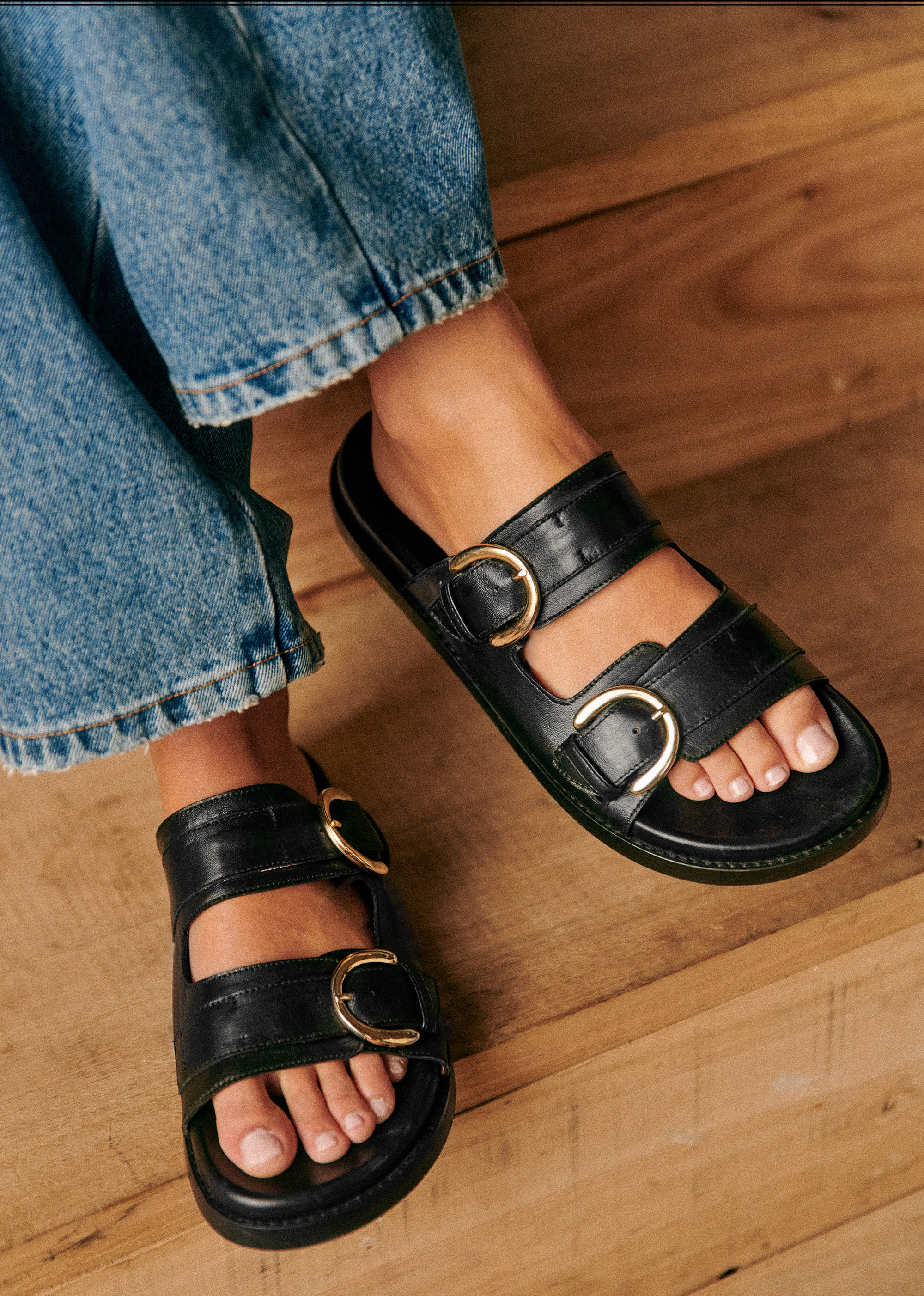 Mule Low Lenny - Noir Lisse - SOULIERS/SOULIERS Sandales 5906232