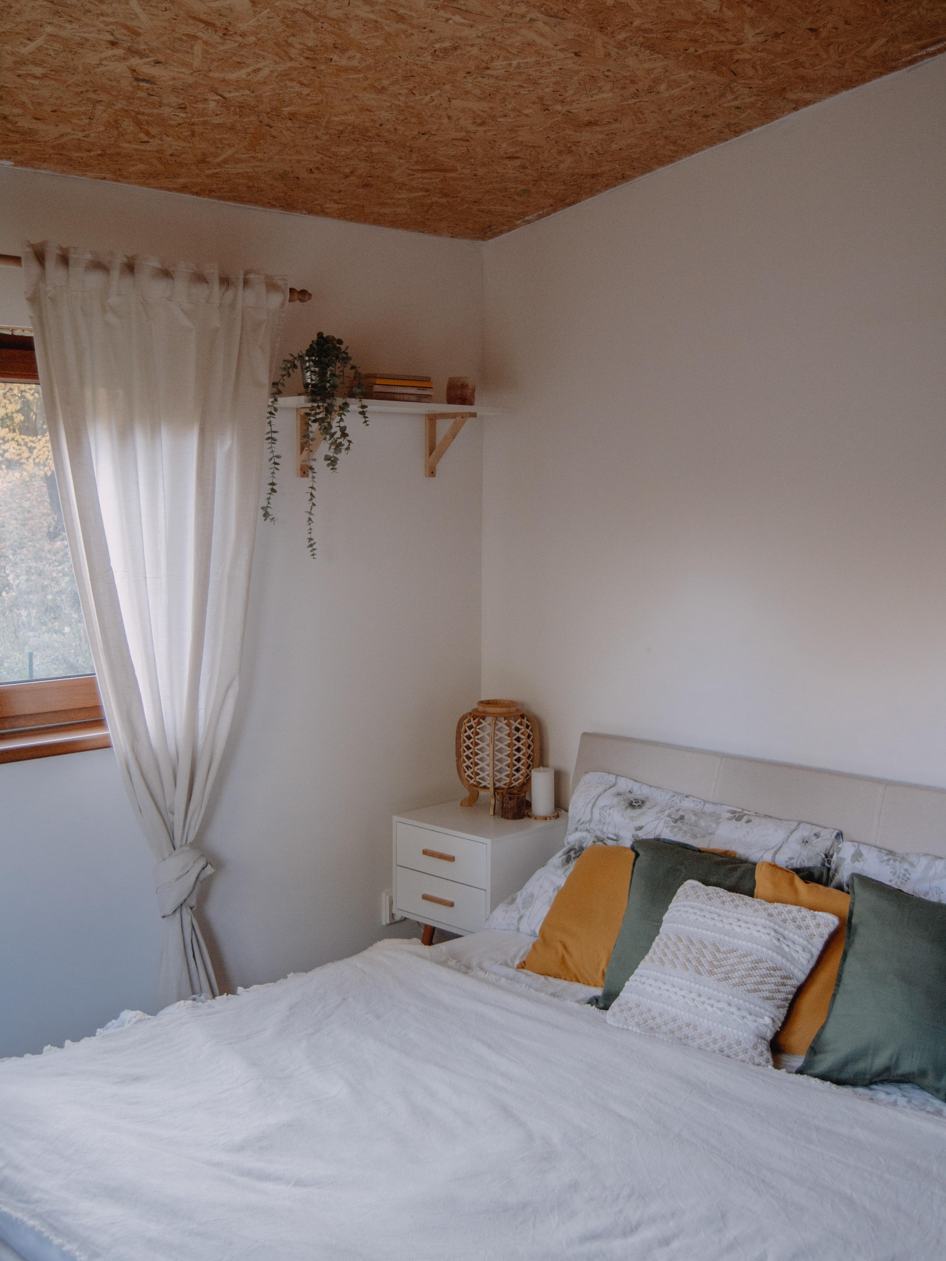 Bed met opbergruimte Stof ORBEY 180 x 200 cm Lichtbeige