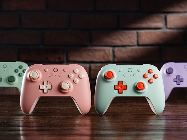 8BitDo Ultimate 2C Wired Pad Peach