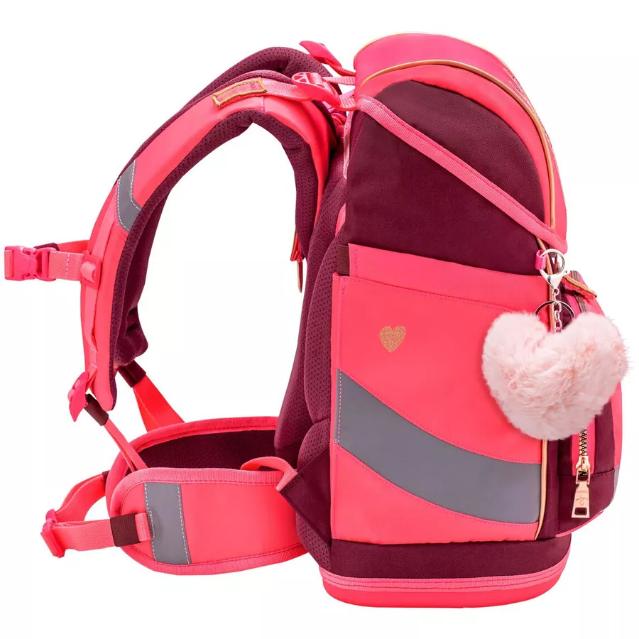 Belmil Schulrucksack Premium Smarty Plus Schulranzen Coral