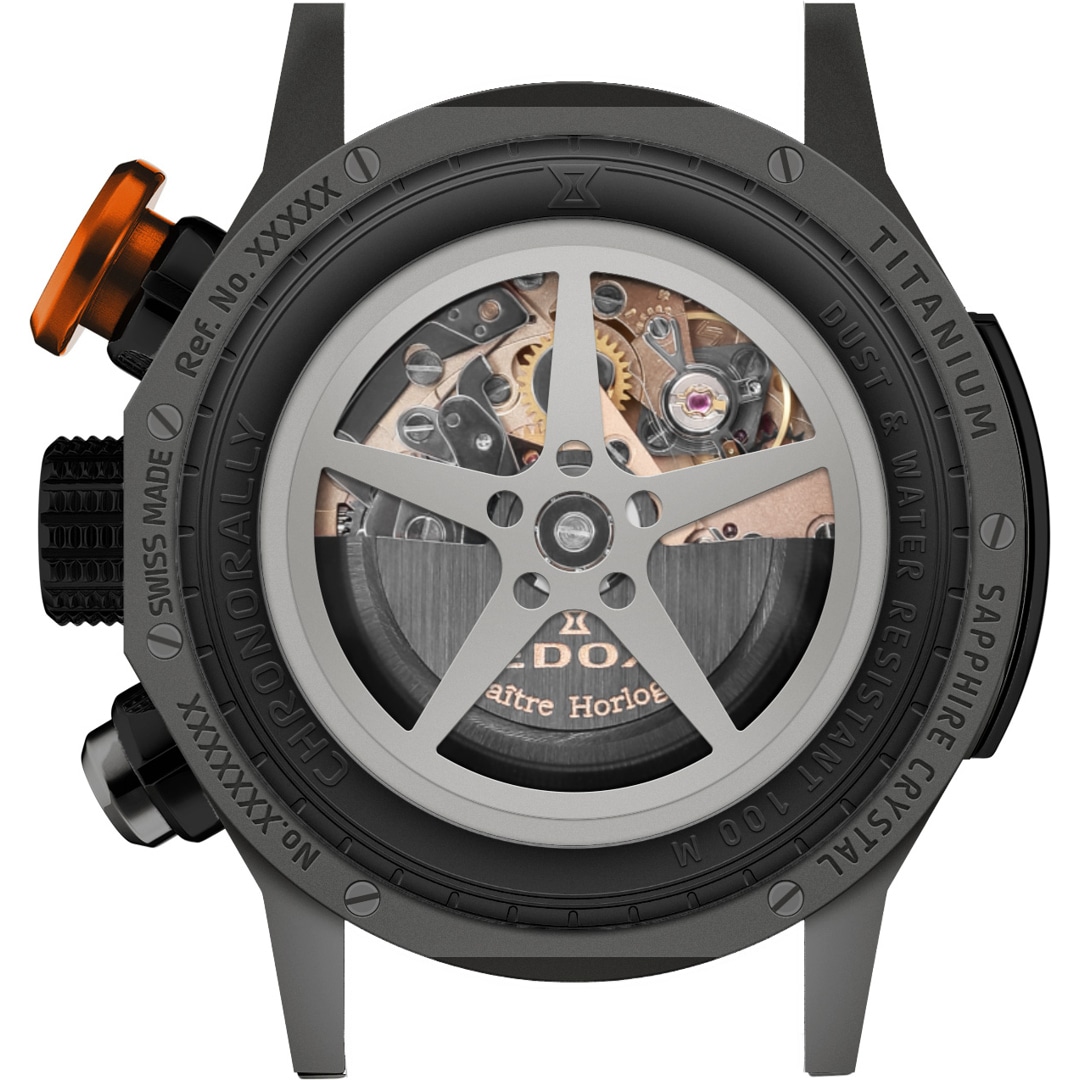 Edox Chronorally Automatic Chronograph