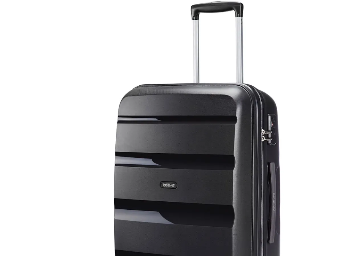 American Tourister Bon Air, Spinner, Sort, Polypropylen (PP), 4 hjul, 1 stk, 53 L