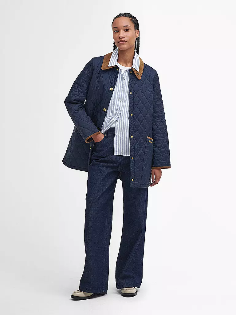 BARBOUR Leichtsteppjacke MODERN LIDDESDALE dunkelblau