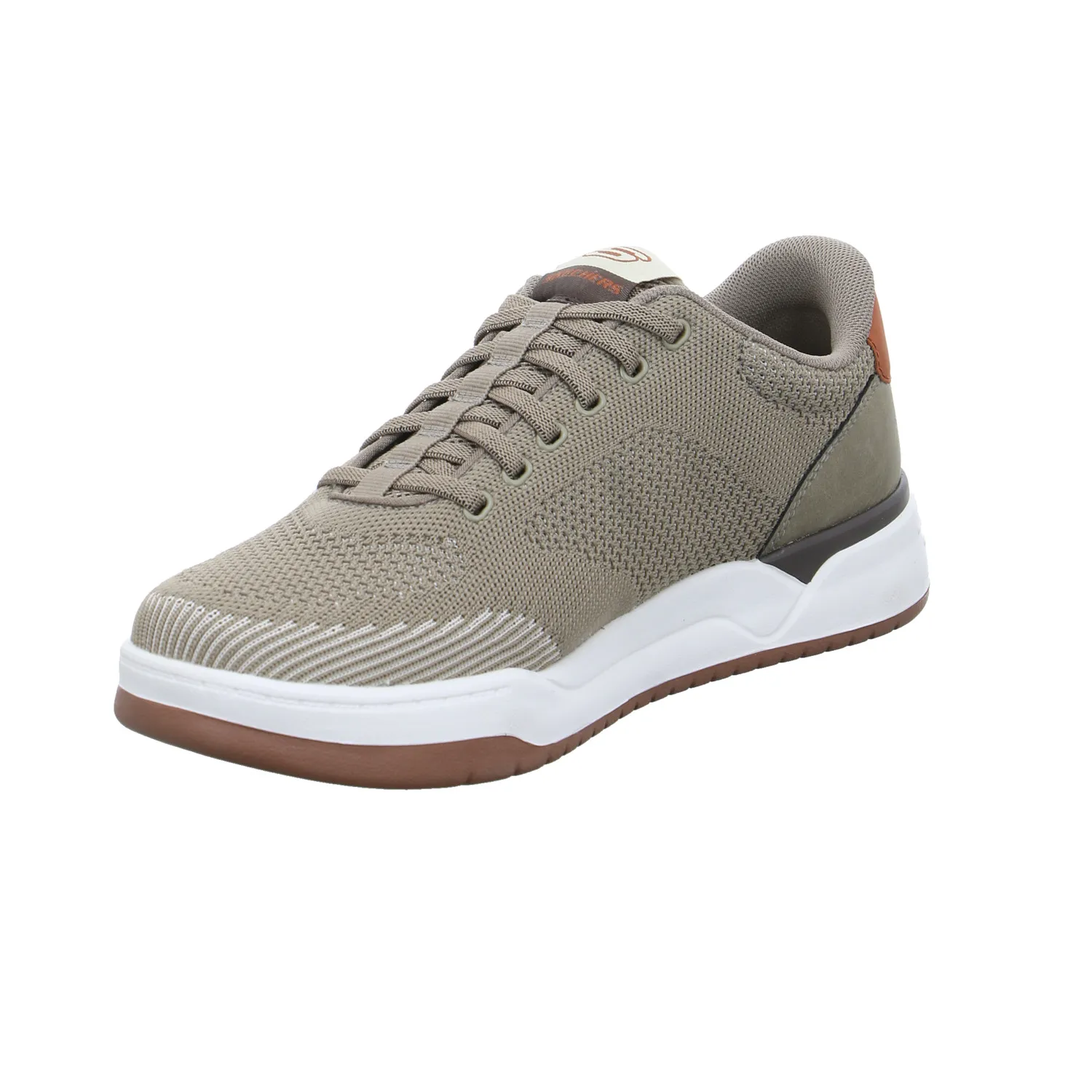 SKECHERS Halbschuhe Sneaker Stoff Beige Synthetik
