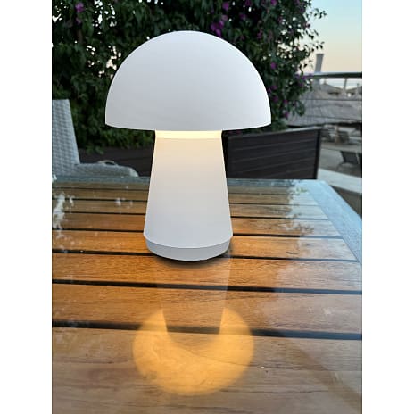 Touch bordlampe - mat hvid