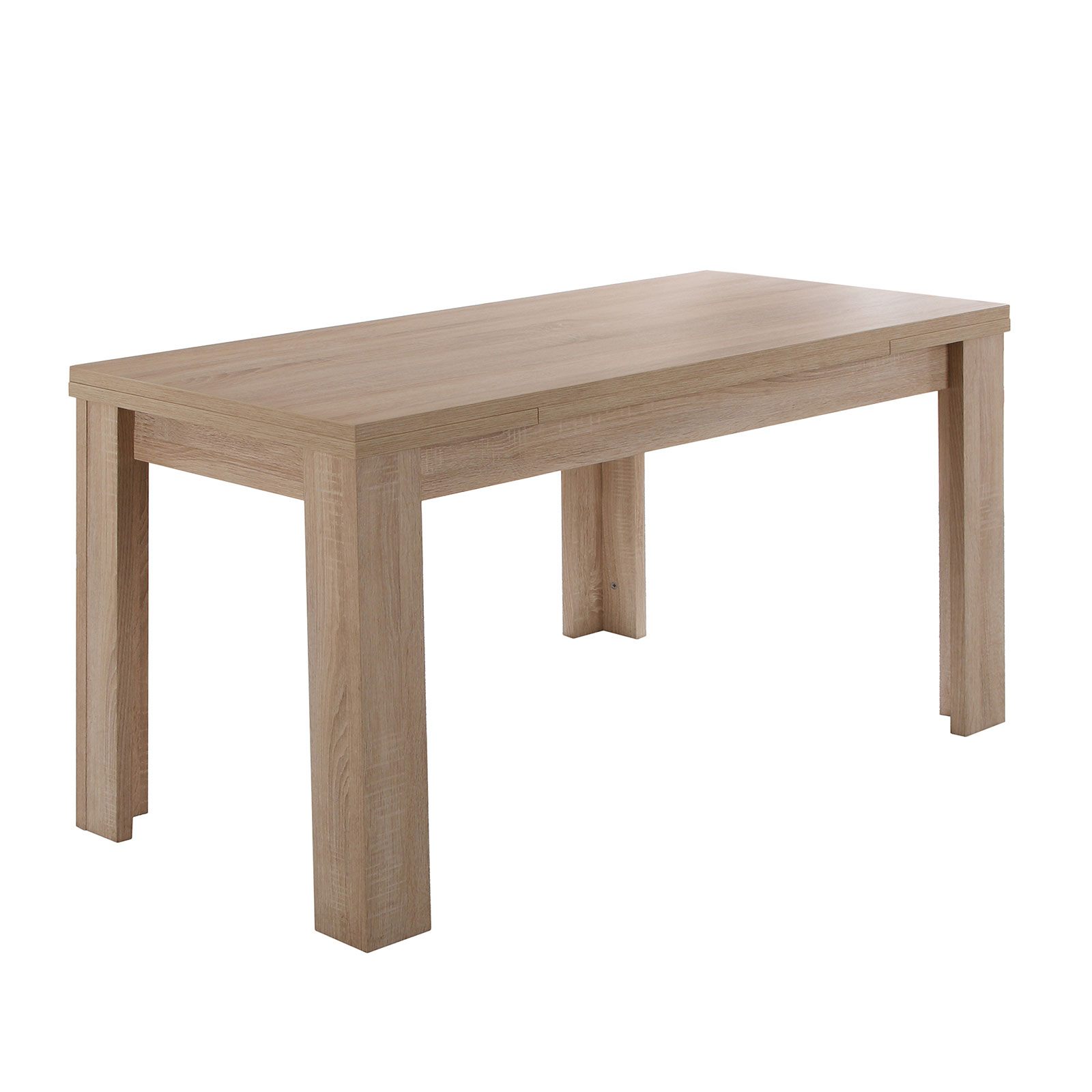 Esstisch - Eiche Sägerau - ausziehbar - 110 cm