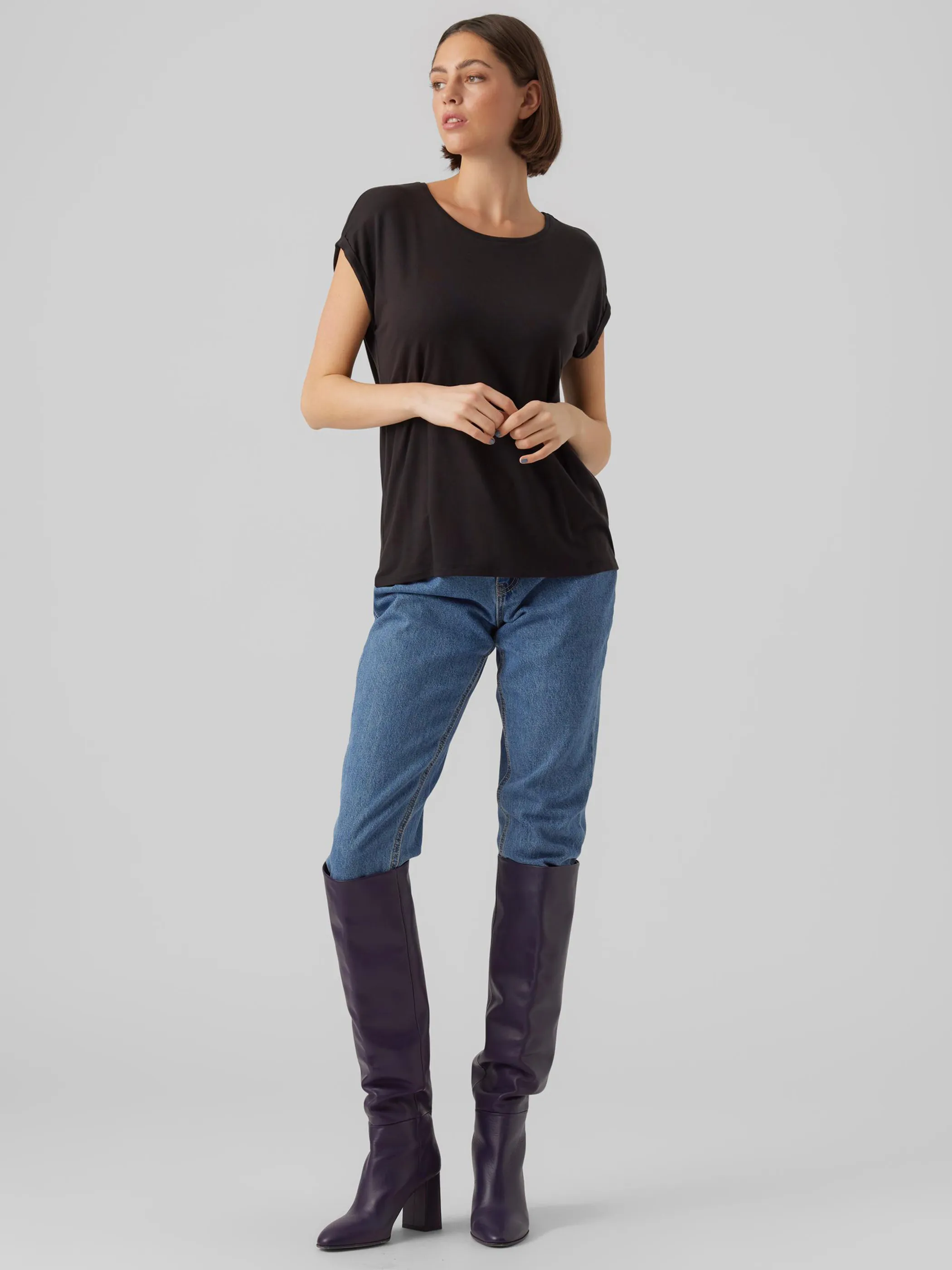 Vero Moda VMAVA PLAIN SS TOP GA Shirt
