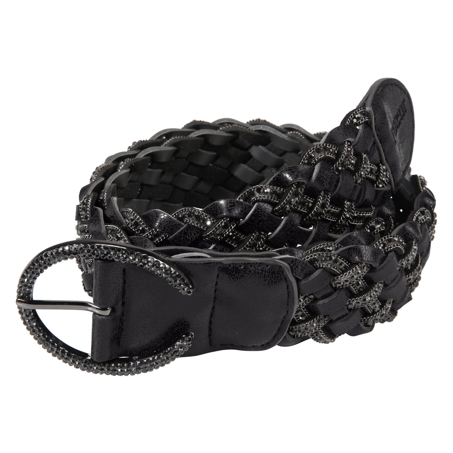 PIKEUR Gürtel geflochten - black
