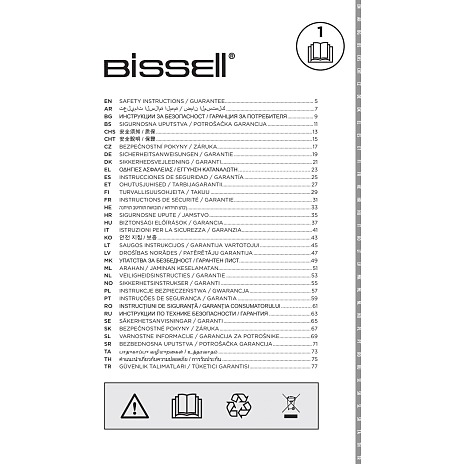 BISSELL støvsuger MultiClean CrossWave C3 Select