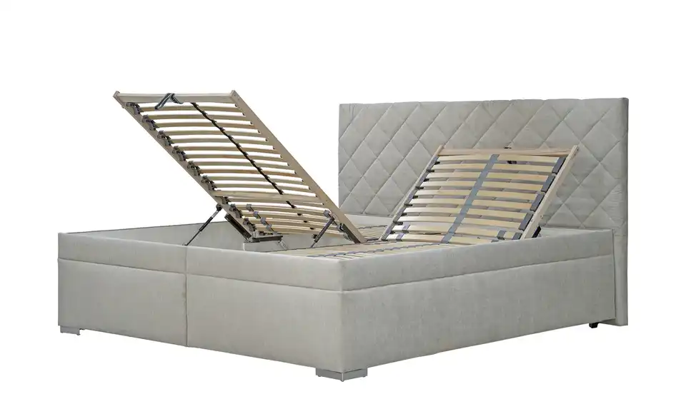 Polsterbett Klara 160 cm Beige