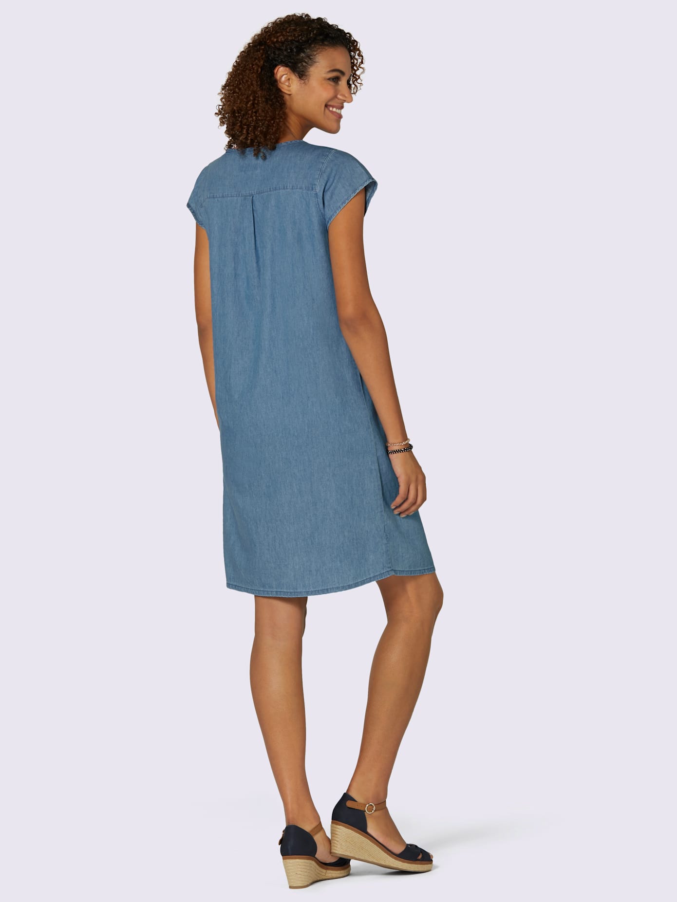 Robe en jean pur coton