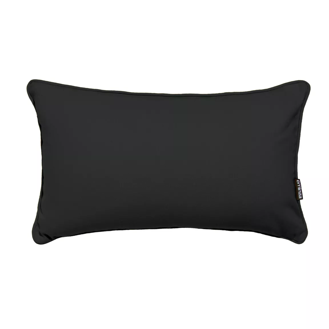 Coussin rectangulaire coton (30 x 50 cm) Pixel Noir