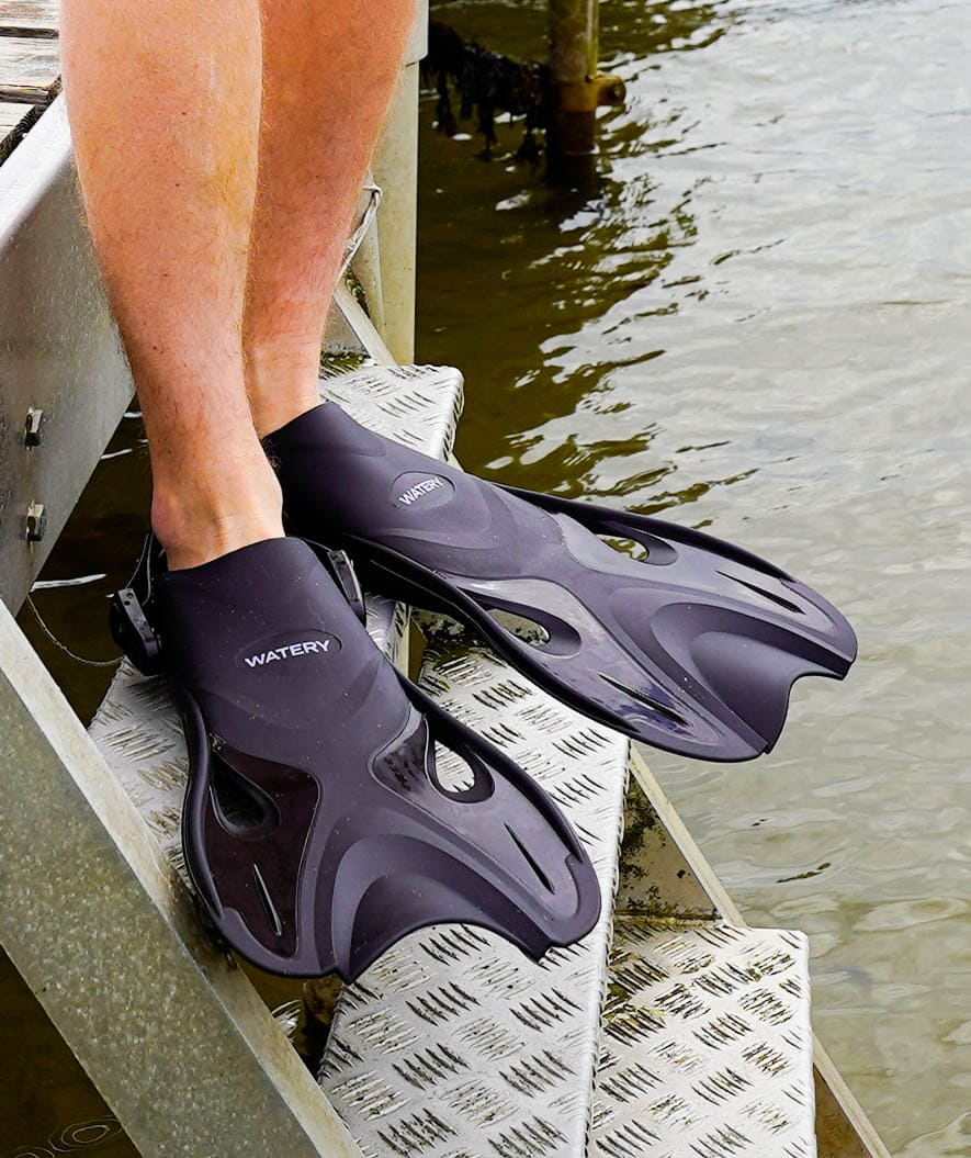 Watery korte svømmefødder - Fisher - Blå