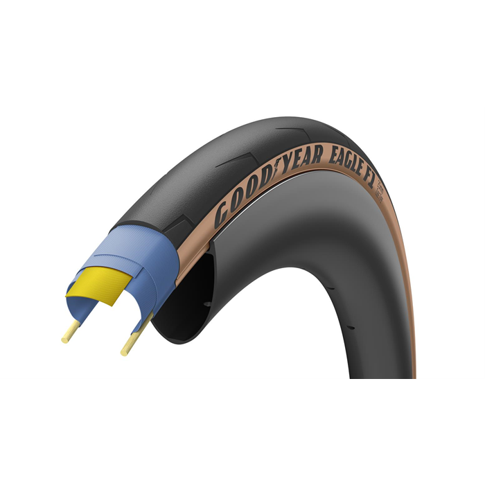 Goodyear Eagle F1 foldedæk 700 x 25C tan