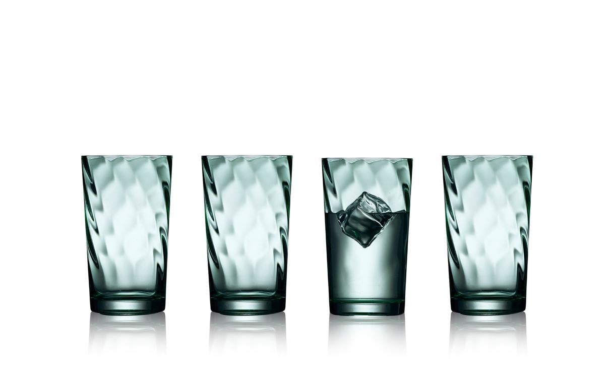 Longdrinkglas Vienna Grün, 4 Stück, 45 clElegante Highball-Gläser