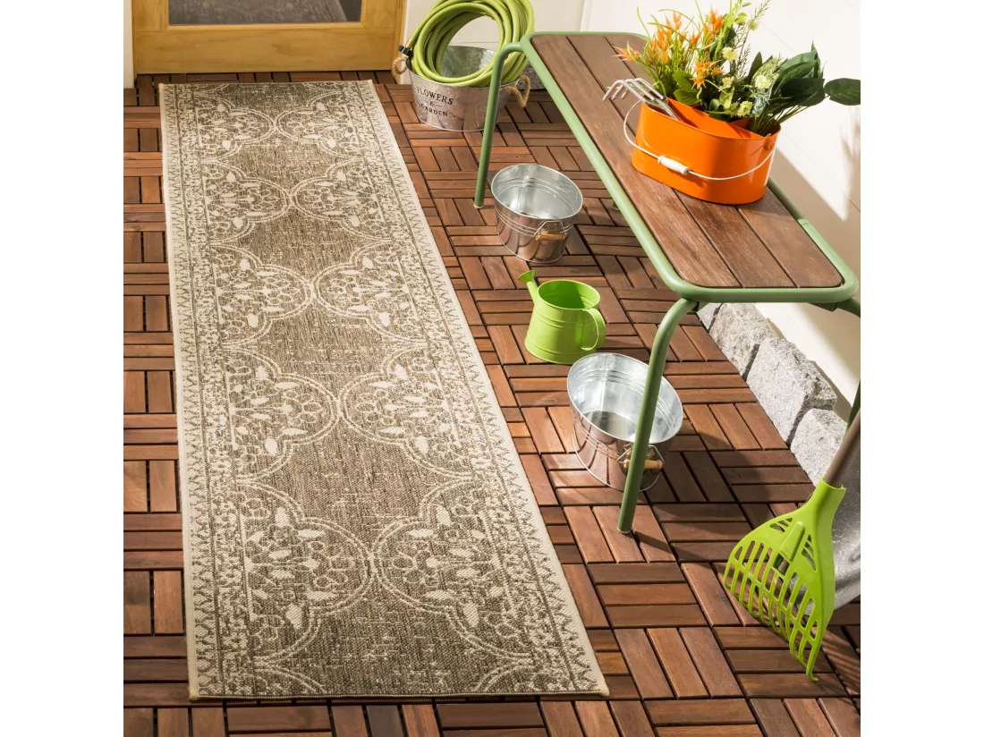 Tapis Cream & Beige 61 X 244 cm - Borano