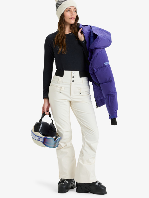 Rising High Pantalon de snow technique Blanc Femme