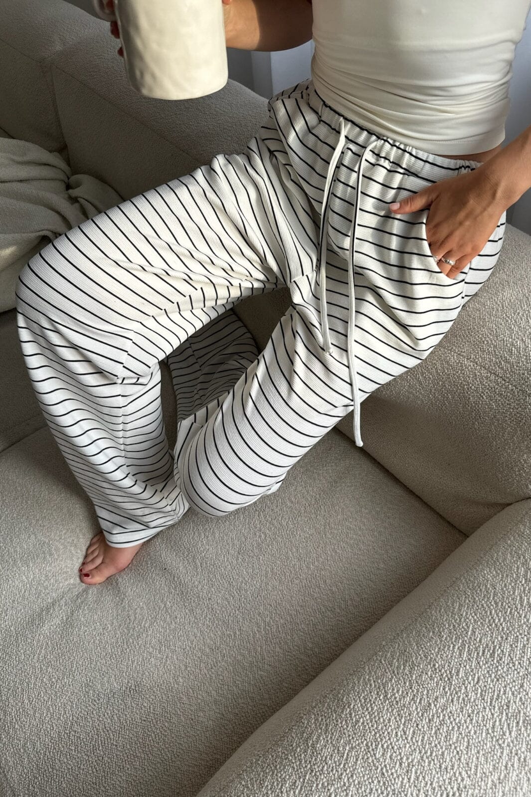 BYIC Kayaic Pants wbs white black stripe