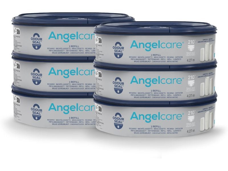 Angelcare Nachfüllkassette Classic XL Dress-Up 6 Stück Nachfüllkassetten Classic XL Dress-Up