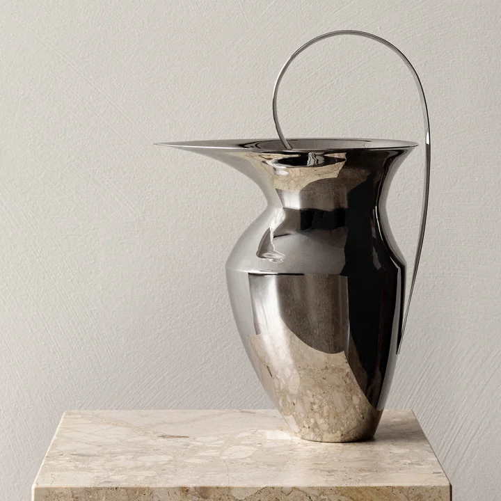Audo - Etruscan Krug H 33 cm, Edelstahl