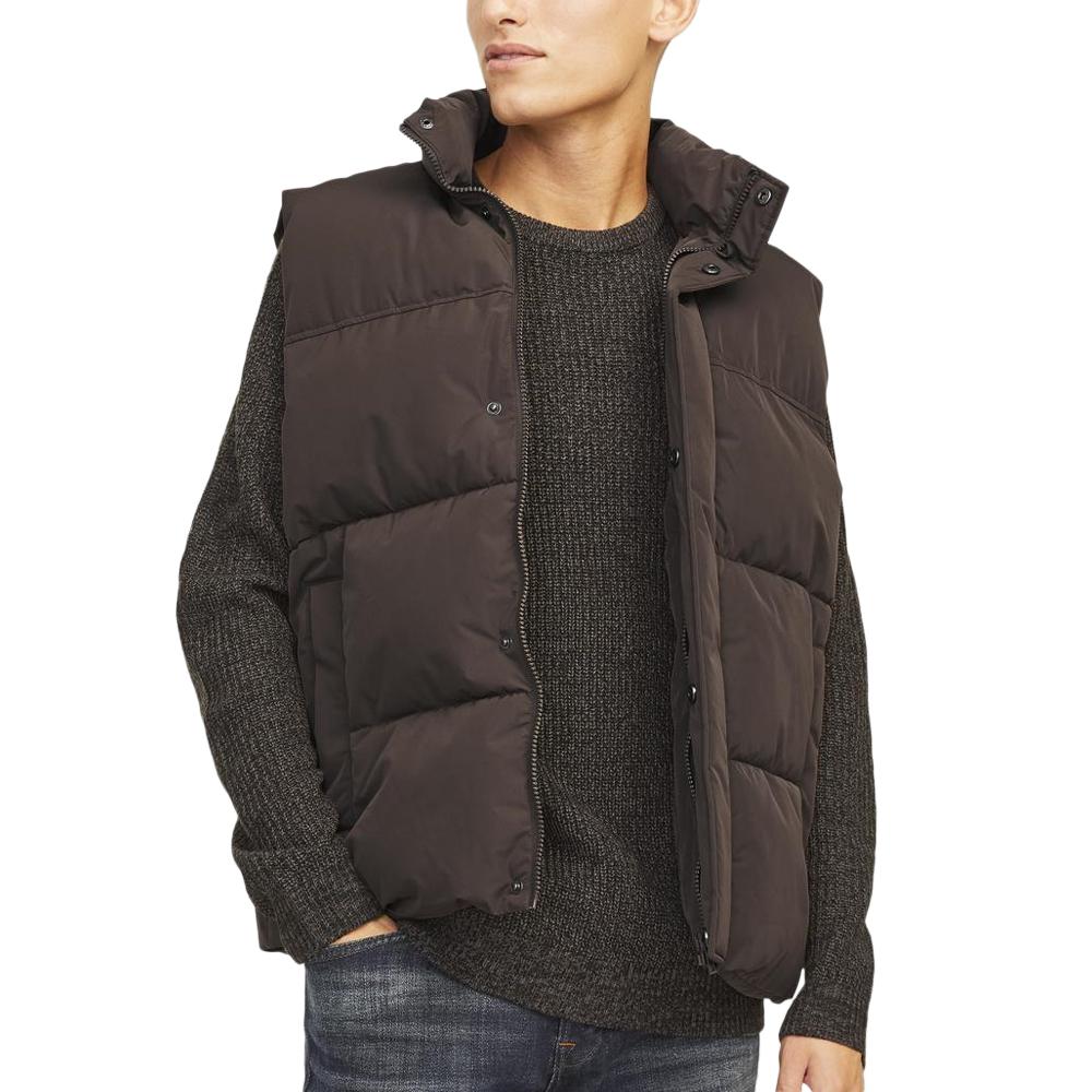 Jack & Jones Doudoune Sans Manche Marron Homme Jack & Jones Bradley
