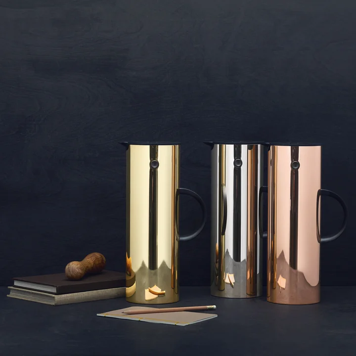Stelton - Isolierkanne EM 77, 0,5 l aus Stahl
