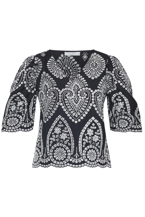 SisterS point zwarte dames blouse
