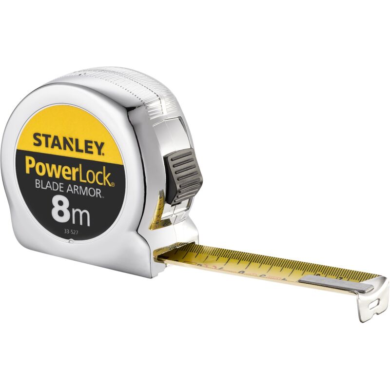 Mètre ruban STANLEY Powerlock Blade Armor - 8 m x 25 mm