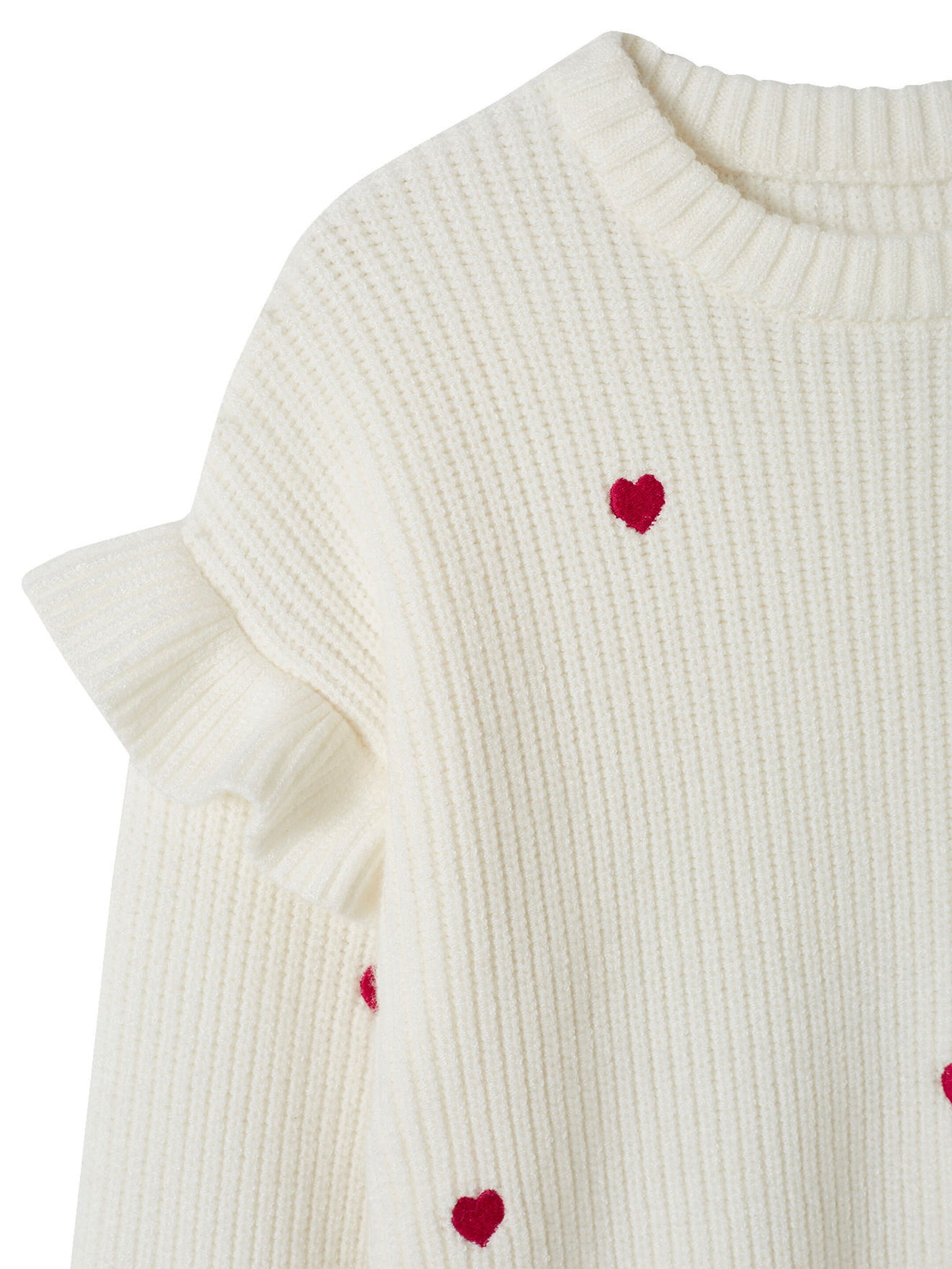 Vertbaudet Mädchen Pullover wollweiß