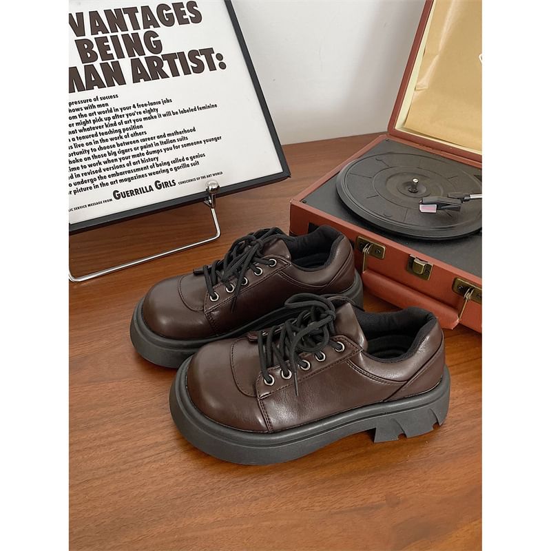 telijimi - Veterschoenen met platform