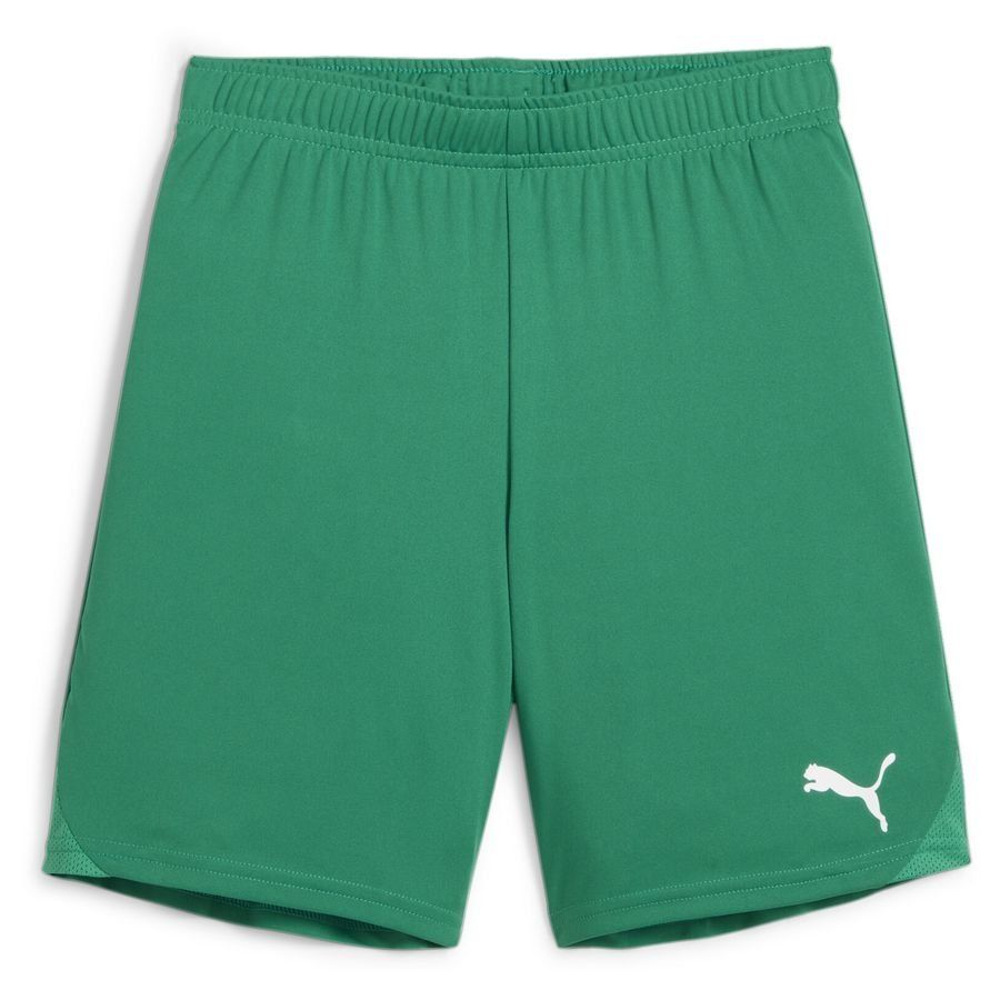 PUMA Short de Foot teamGOAL - Vert/Blanc Enfant