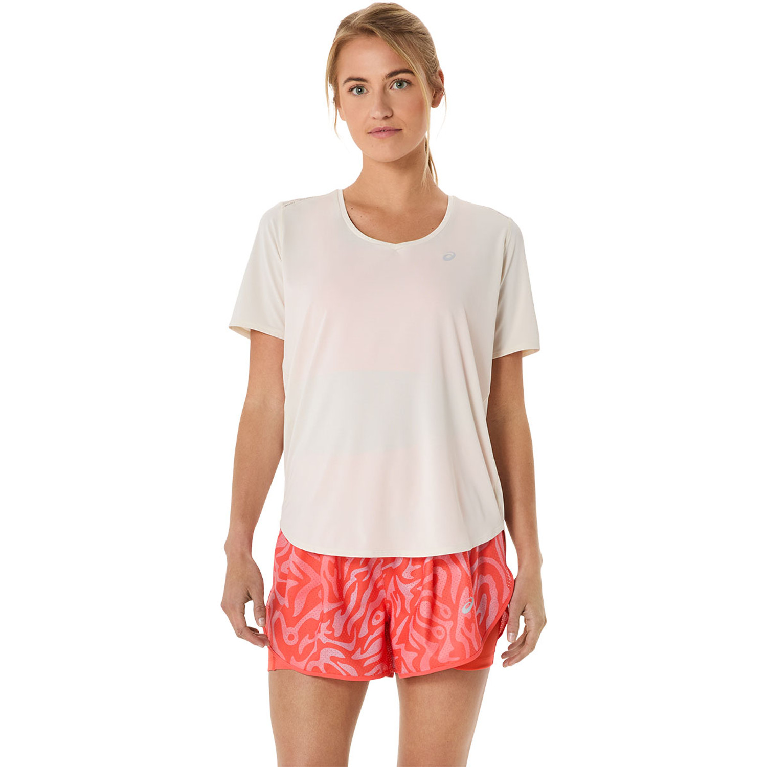 ASICS Road V-Neck T-Short Dames