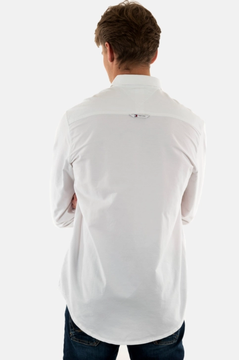 Chemise tommy jeans entry reg oxford ybr white
