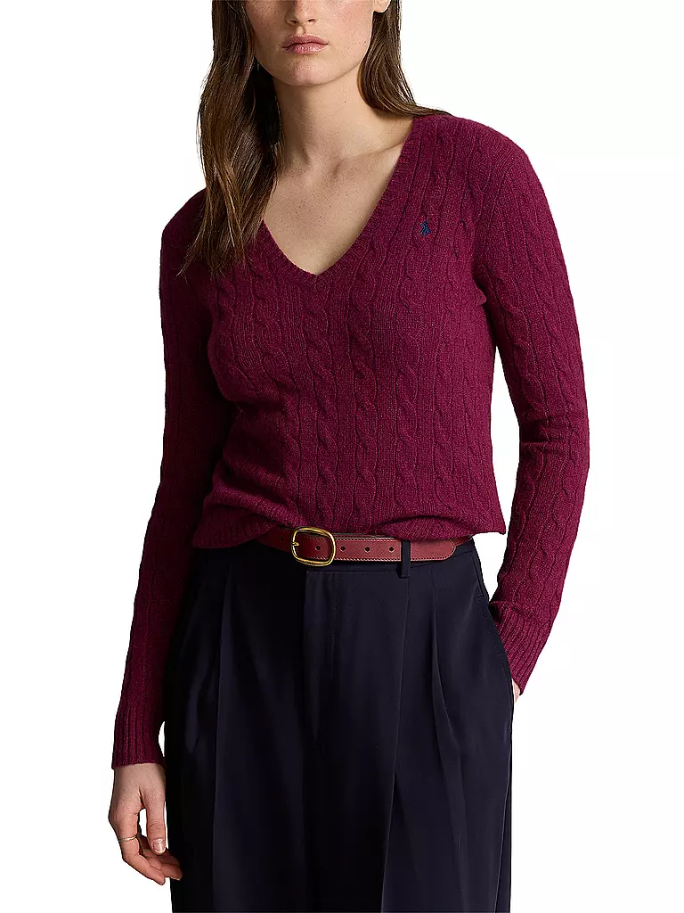 POLO RALPH LAUREN Pullover Slim Fit KIMBERLY lila