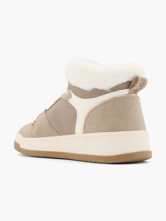 ESPRIT Hoher Sneaker Taupe