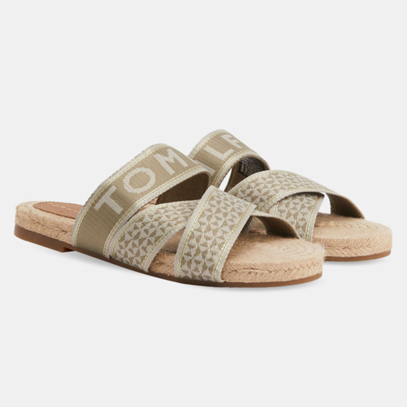 Tommy Hilfiger Mules Web kaki clair