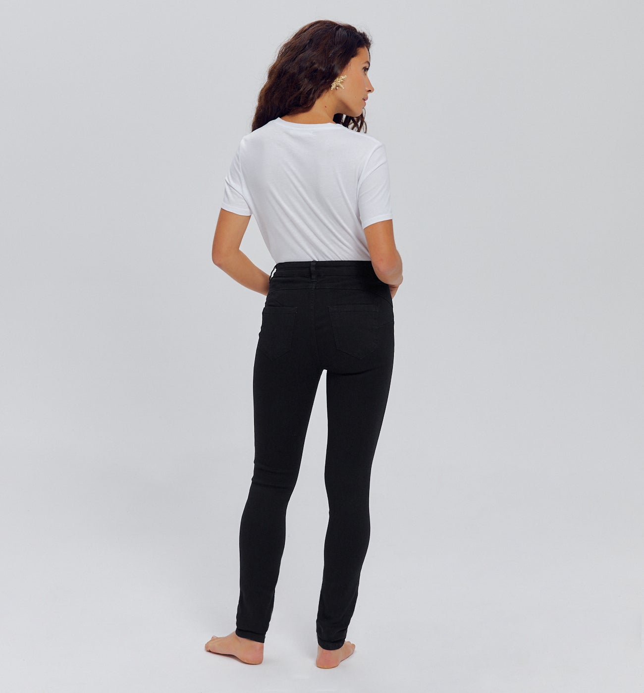 Jean skinny push up ERNEST - Noir