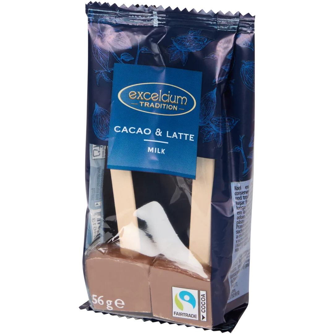 Bâtonnets pour chocolat chaud Excelcium Tradition Cacao & Latte