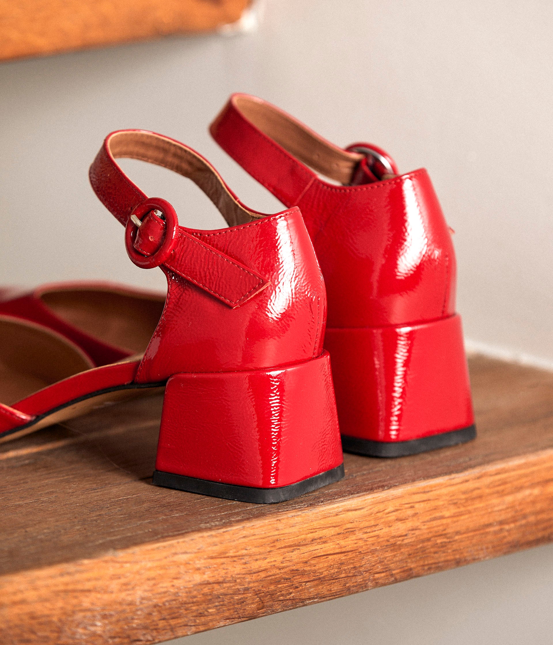 Babies rouges vernies Antonina