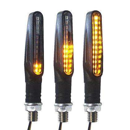 Clignotant Brazoline FURTIF ECO LED SEQUENTIEL (La paire) Universel - Noir