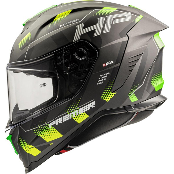 premier - Casque Hyper HP Noir / Jaune / Vert / Mat
