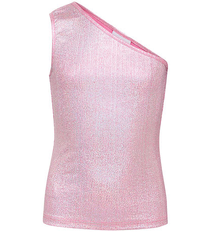 Grønt Top - Glia - Rosa m. Glimmer