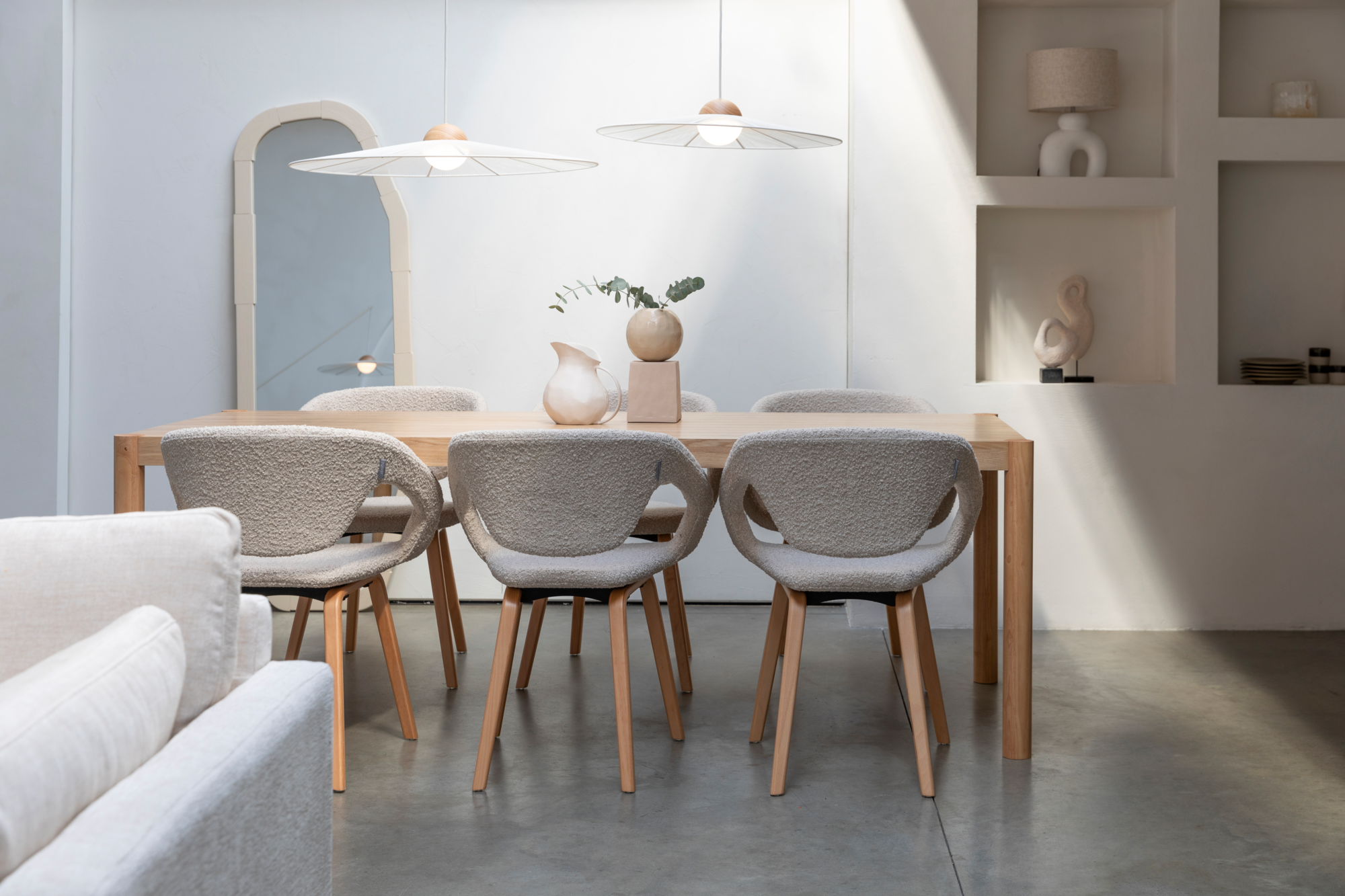Hanglamp Belle S beige