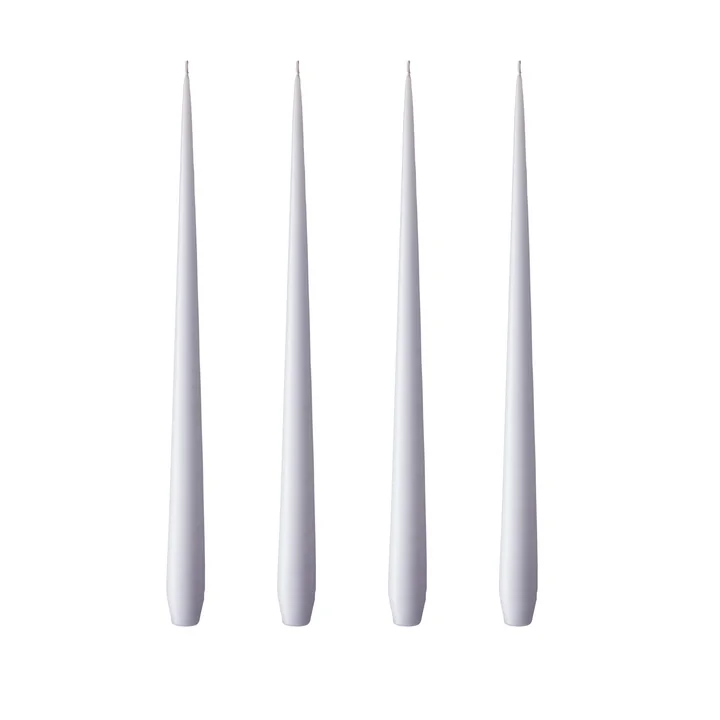 ester & erik - Spitzkerze, 24 cm, No. 12, airy violet / matt (4er-Set)