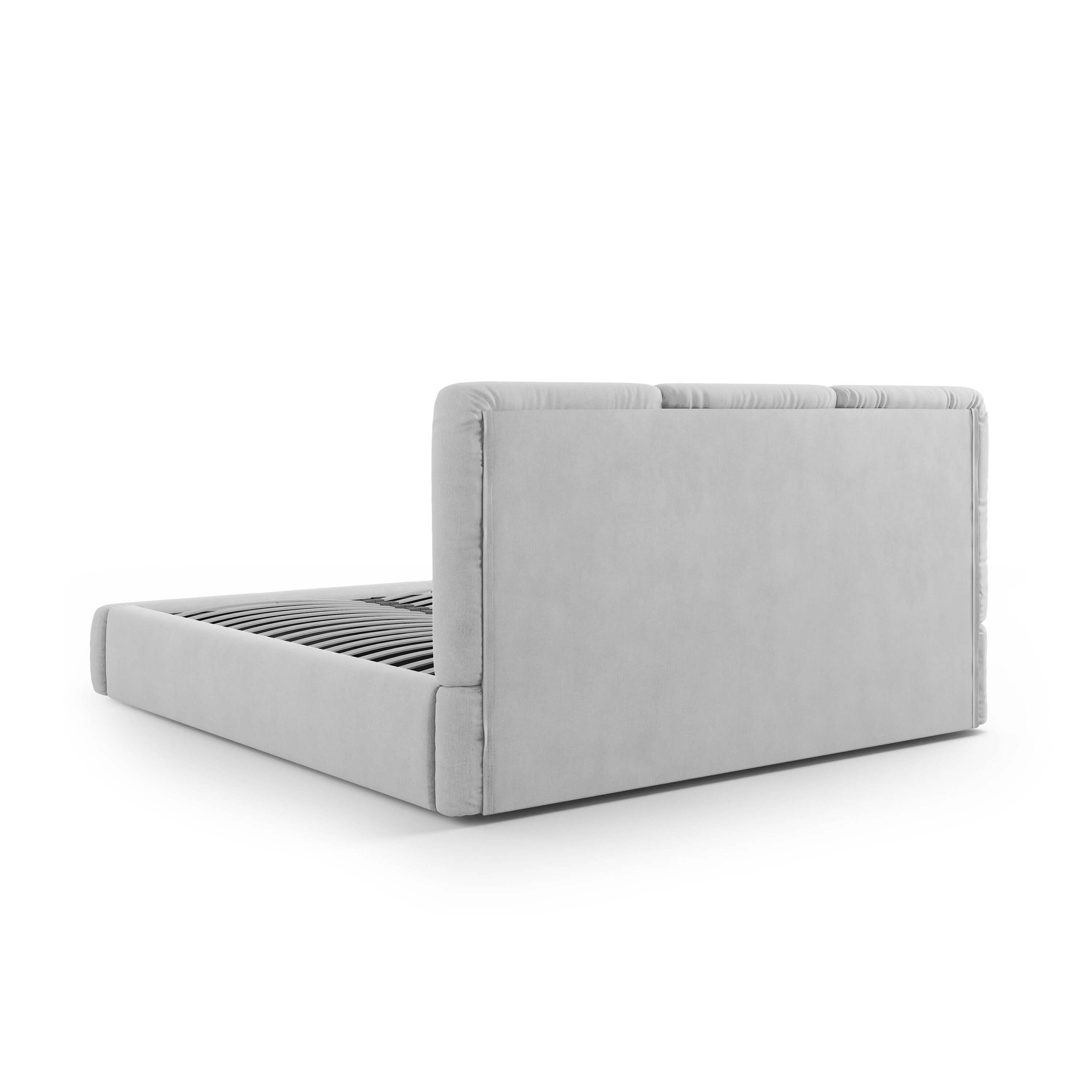 Windsor & Co Horizon Bedframe met Opbergvak - 160 x 200 cm - Chenille - Beige