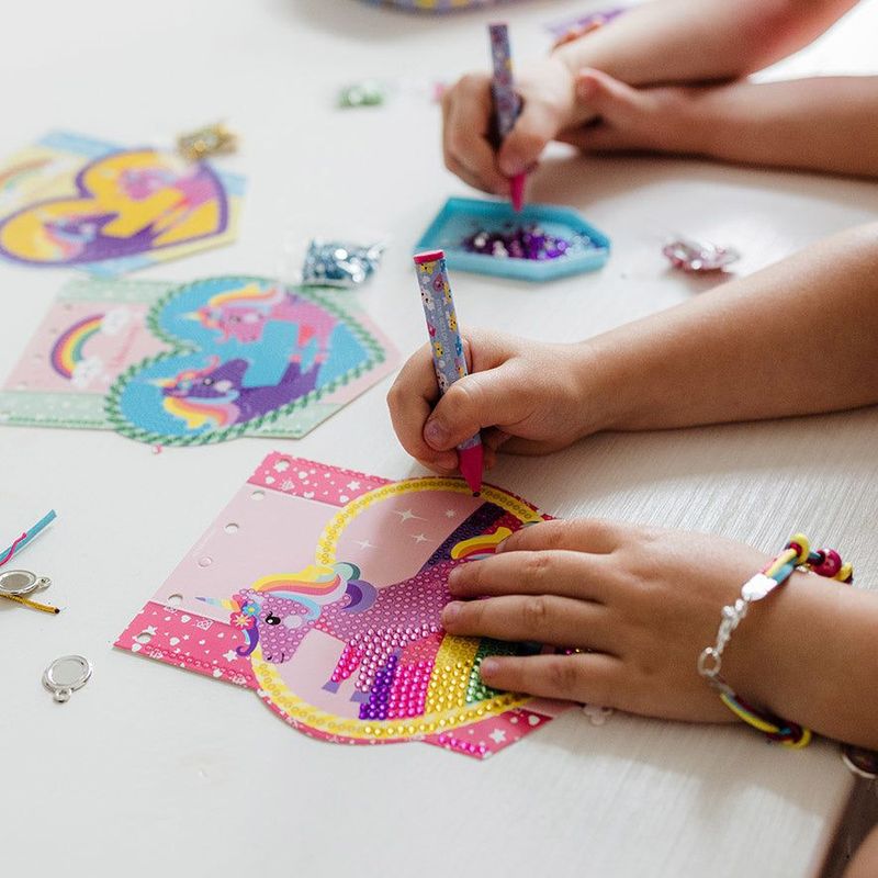 Unicorn - Knutselkoffer - Multicolor - Kunststof - 2 Activiteiten in 1