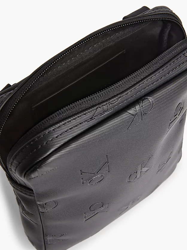 Bolsa de ombro estilo repórter com logotipo